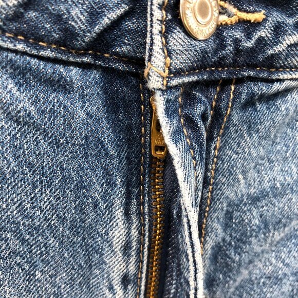 Old Navy Wow Mid Rise Baggy Wide Leg Jeans Womens 22 Blue Medium Wash - Picture 5 of 11